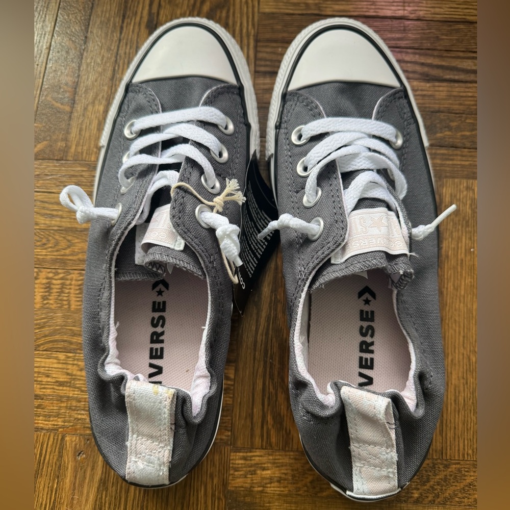 Converse Women's Charcoal Canvas Sneakers